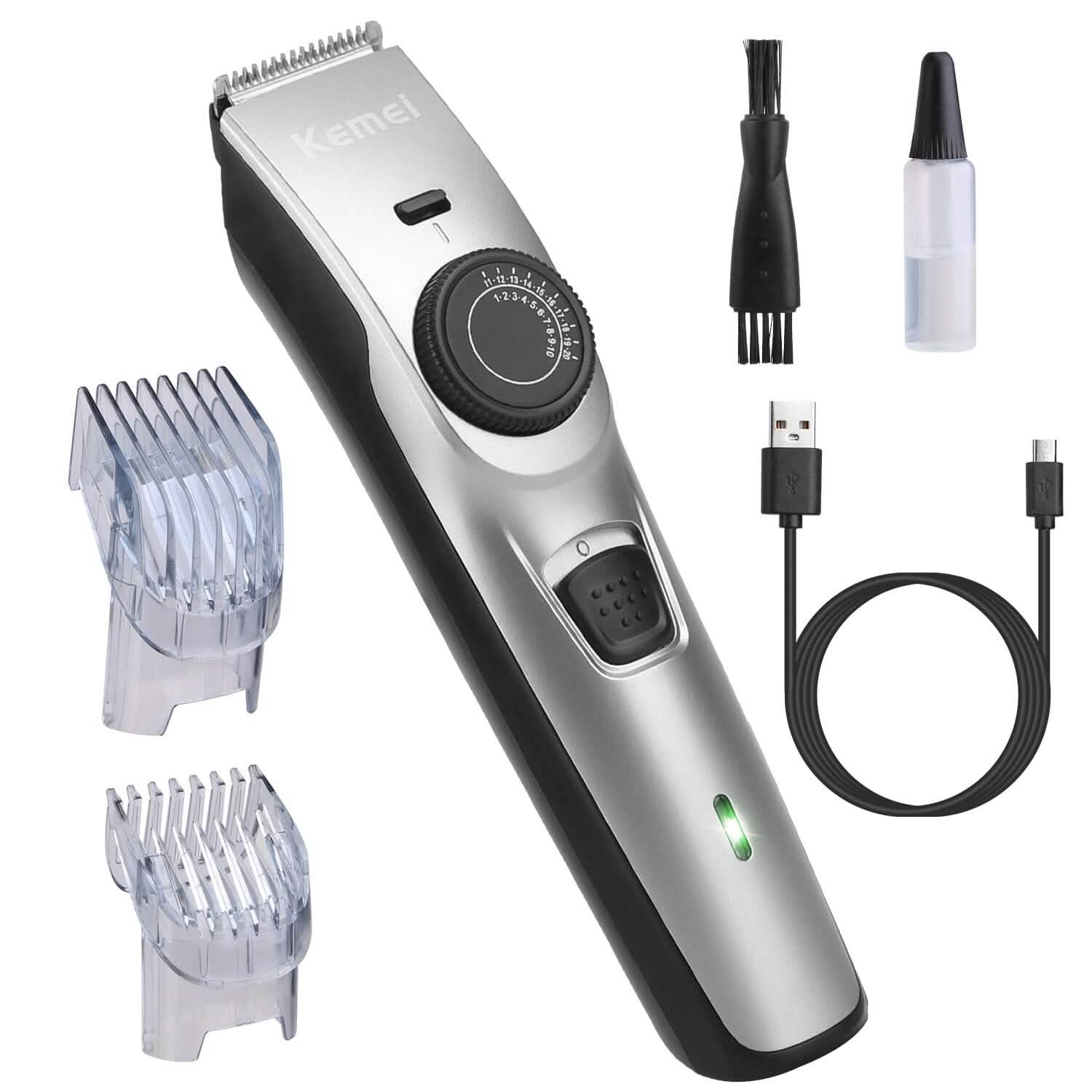 Cordless Beard Trimmer USB Rechargeable Beard Grooming Kit DailySale