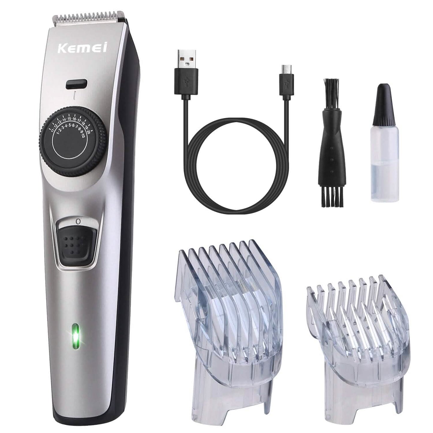 Cordless Beard Trimmer USB Rechargeable Beard Grooming Kit DailySale