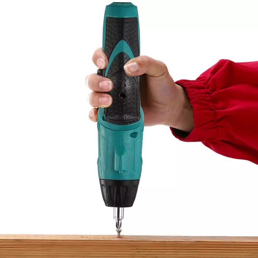 Cordless Electric Screwdriver Set with 45 Drill Bits and Carrying Case DailySale