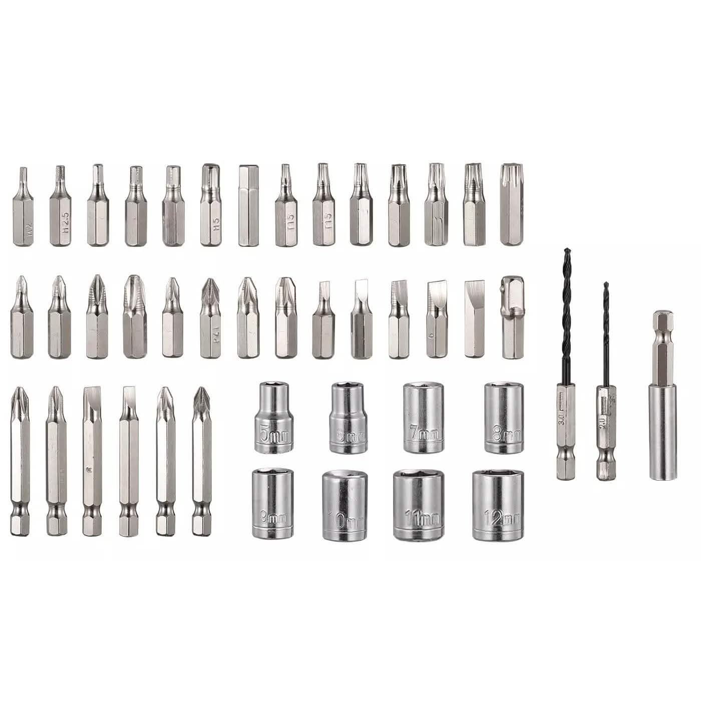 Cordless Electric Screwdriver Set with 45 Drill Bits and Carrying Case DailySale