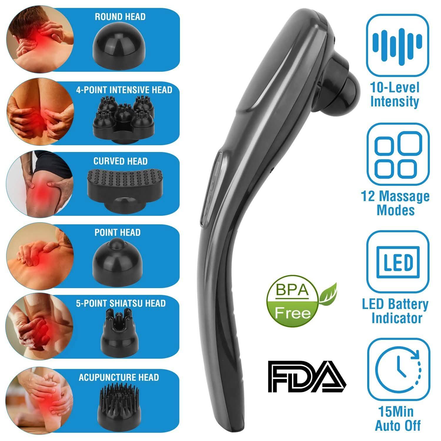 Cordless Handheld Back Massager DailySale