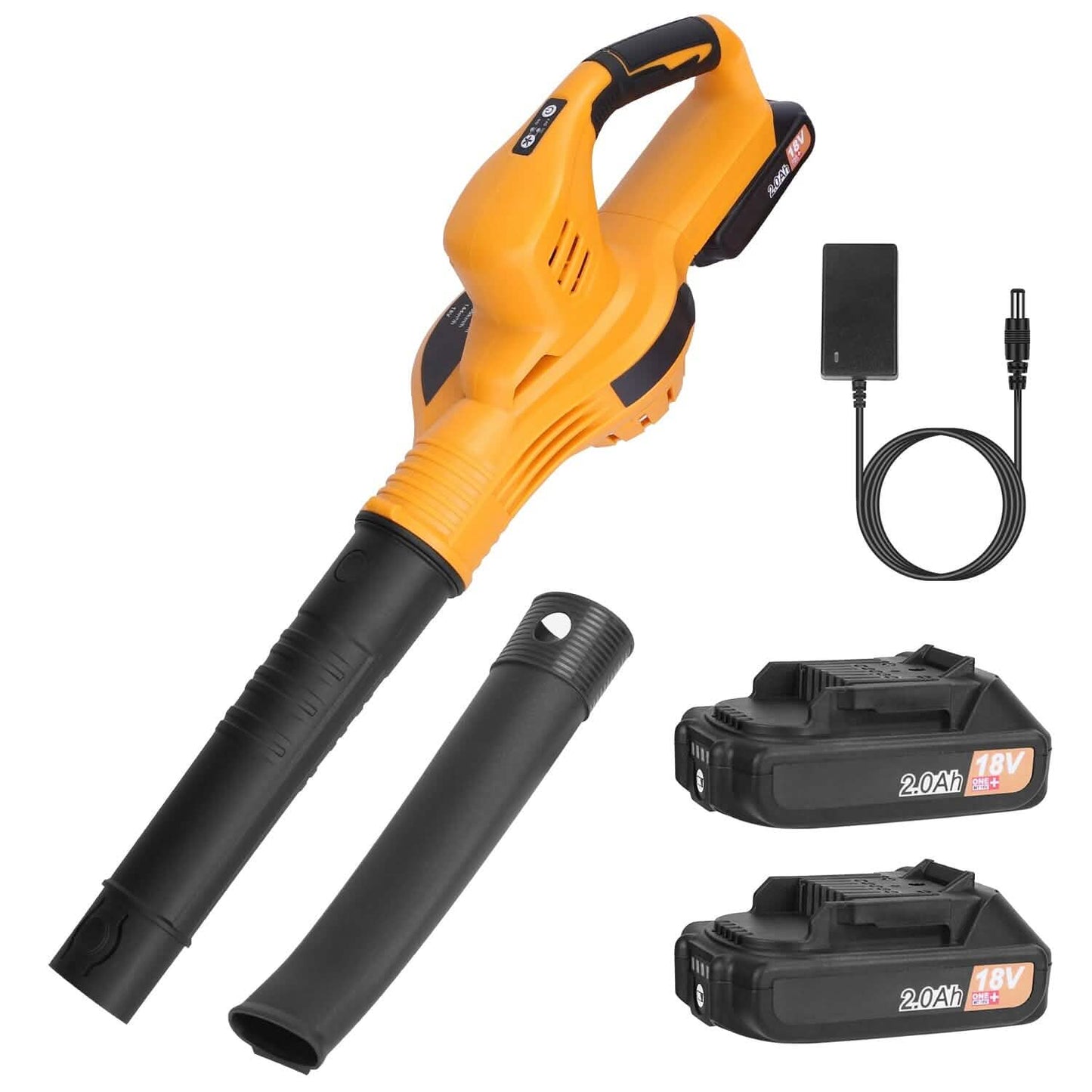 Cordless Leaf Blower Battery Powered Max 124MPH 300CFM with 2 Adjustable Speeds DailySale