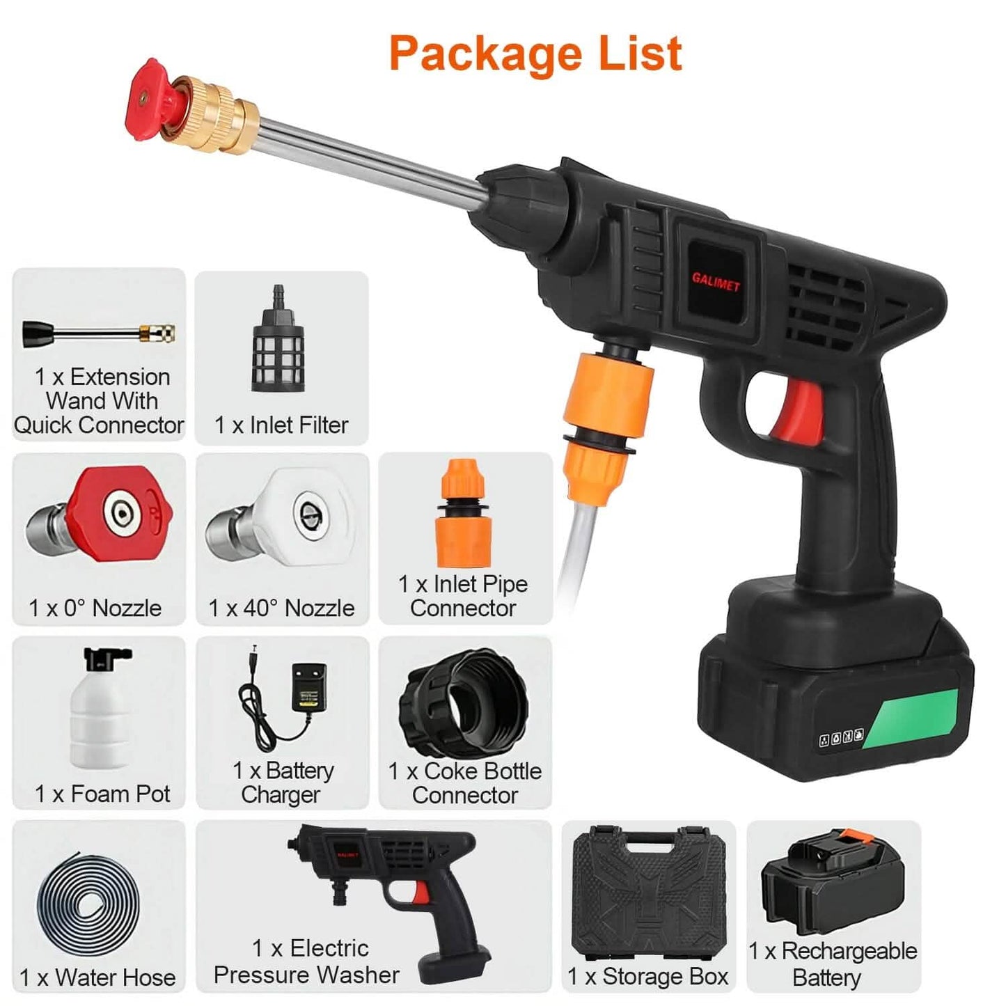 Cordless Portable Pressure Car Washer DailySale