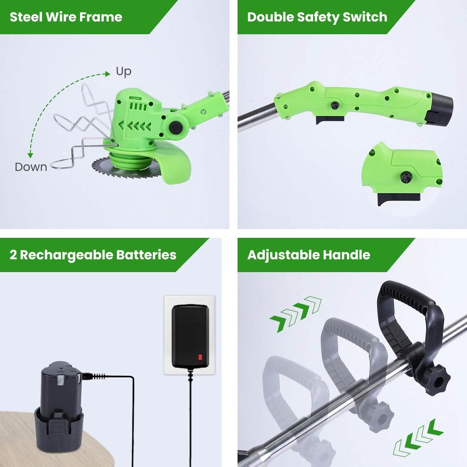 Cordless Rechargeable Grass Trimmer DailySale