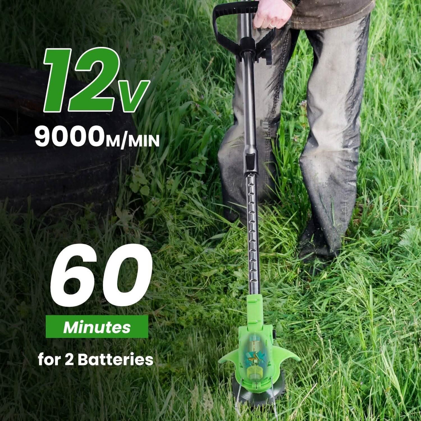 Cordless Rechargeable Grass Trimmer DailySale