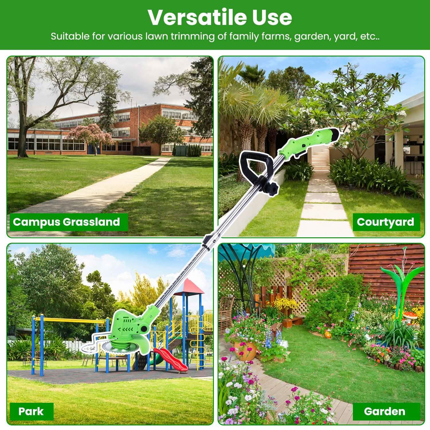 Cordless Rechargeable Grass Trimmer DailySale