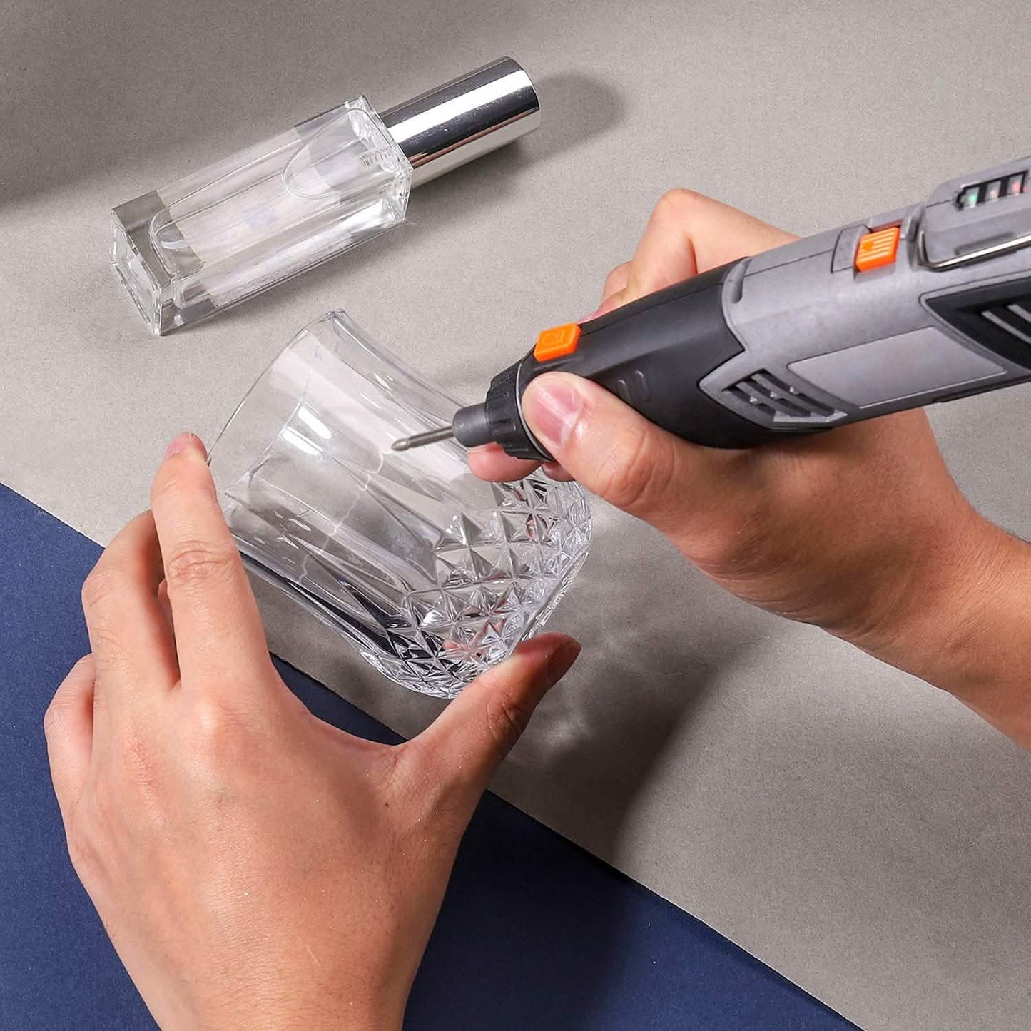Cordless Rotary Tool 4V Power Portable Size with Versatile Accessories DailySale