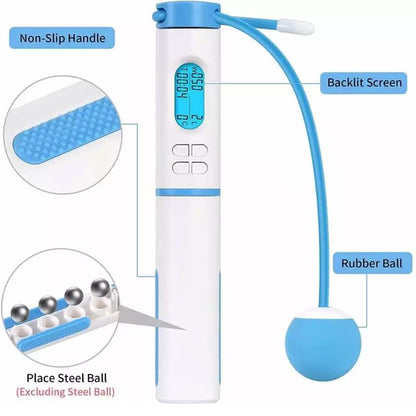 Cordless Weighted Jump Rope Digital Smart Skipping Jump Ropes with Counter DailySale