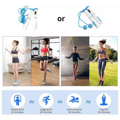 Cordless Weighted Jump Rope Digital Smart Skipping Jump Ropes with Counter DailySale