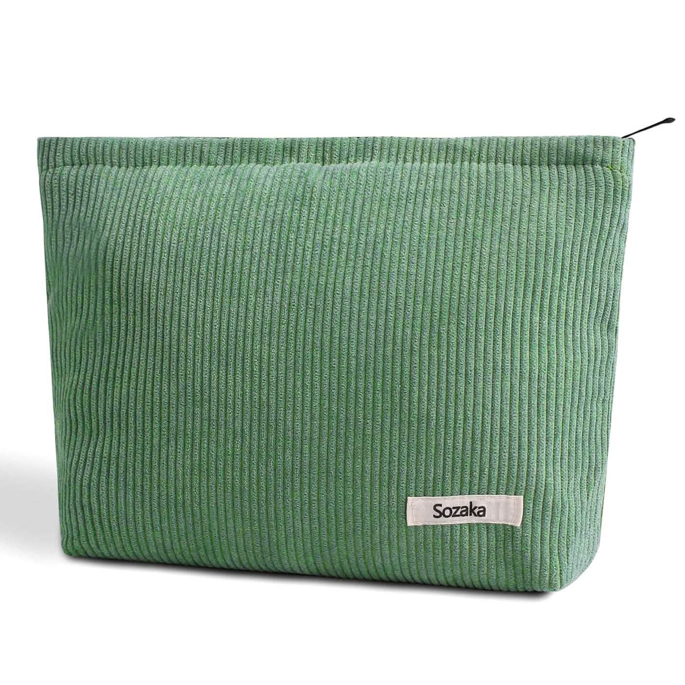 Corduroy Travel Makeup Bag, Large Capacity Travel Wash Bag DailySale