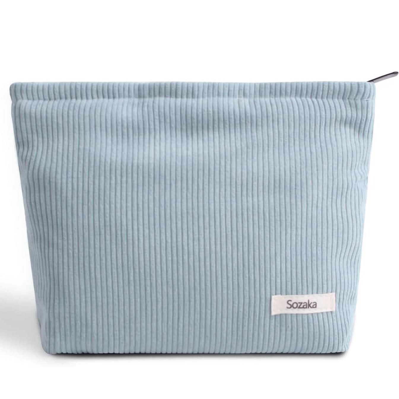 Corduroy Travel Makeup Bag, Large Capacity Travel Wash Bag DailySale
