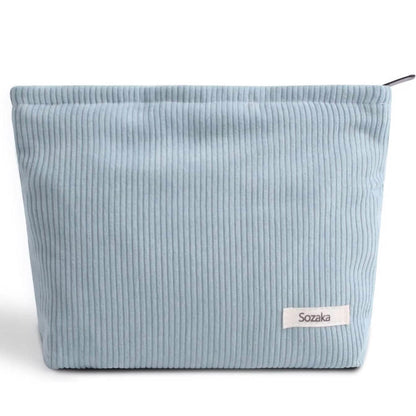 Corduroy Travel Makeup Bag, Large Capacity Travel Wash Bag DailySale