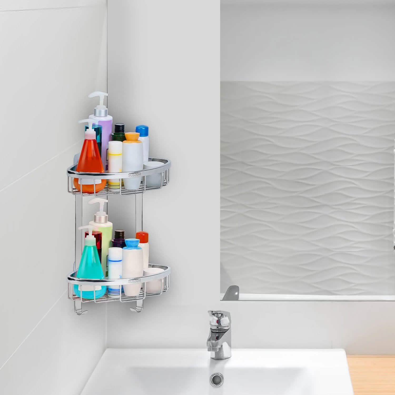 Corner Shower Caddy Shelf DailySale