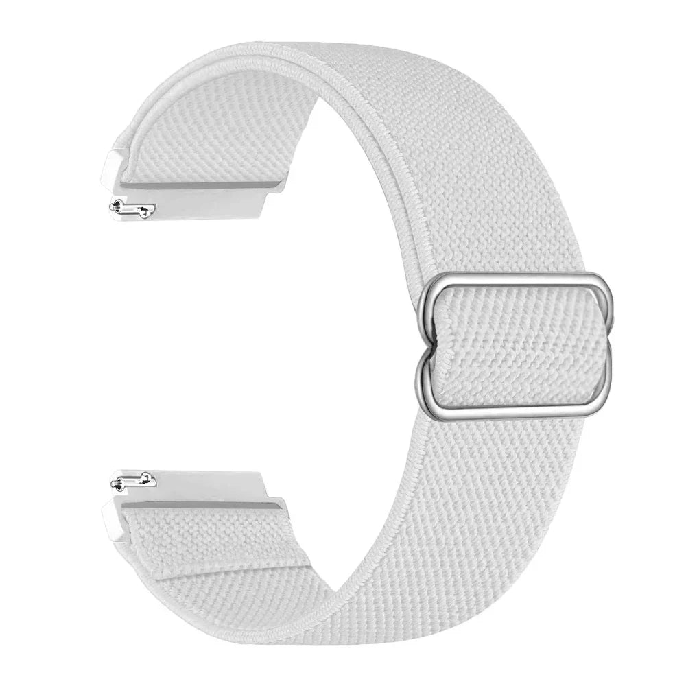 COROS Nylon Loop Watch Band - Elastic Strap Unisex with Metal Button Clasp BandsCo Straps