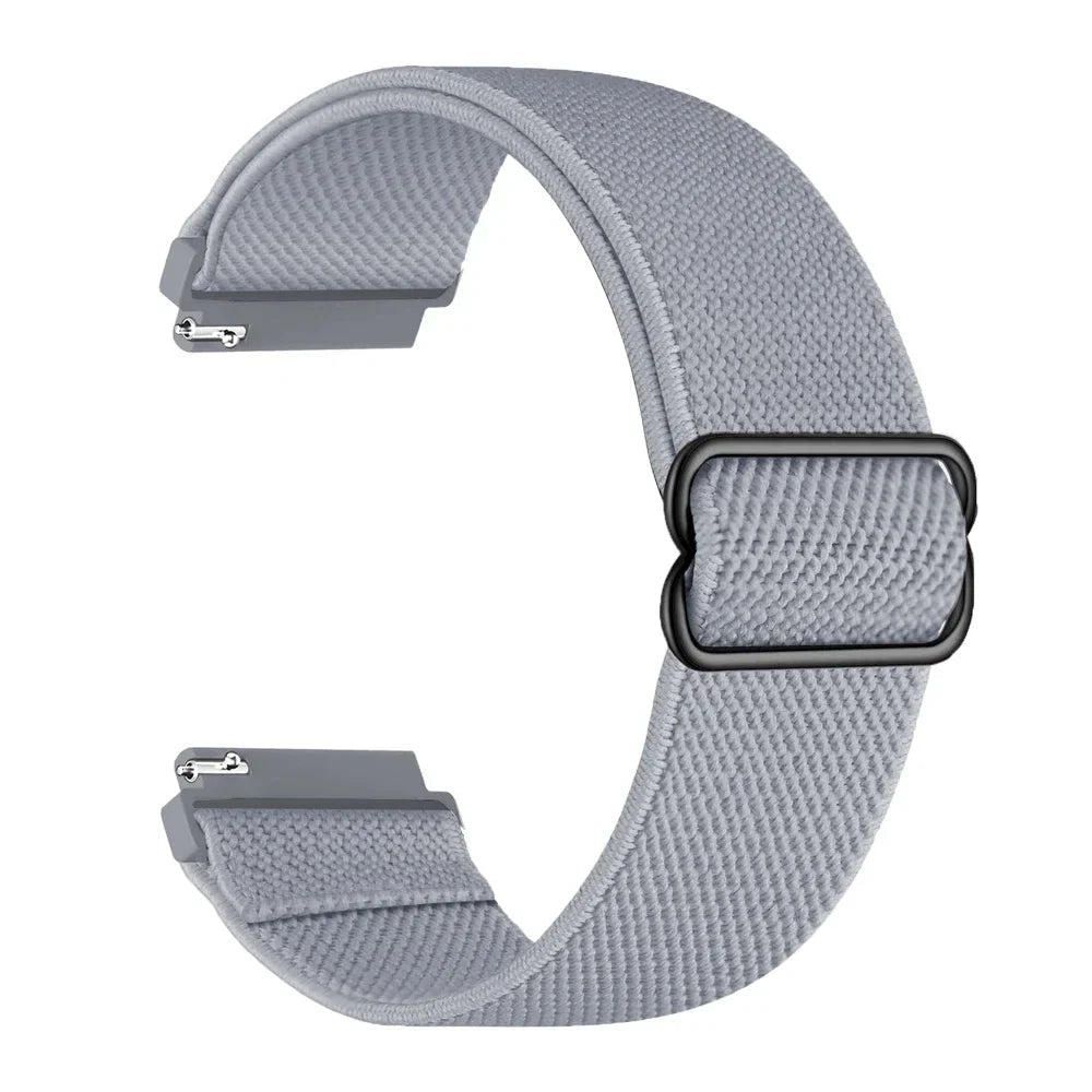 COROS Nylon Loop Watch Band - Elastic Strap Unisex with Metal Button Clasp BandsCo Straps
