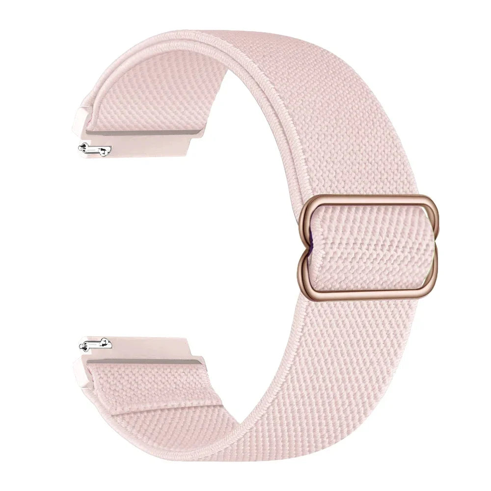 COROS Nylon Loop Watch Band - Elastic Strap Unisex with Metal Button Clasp BandsCo Straps