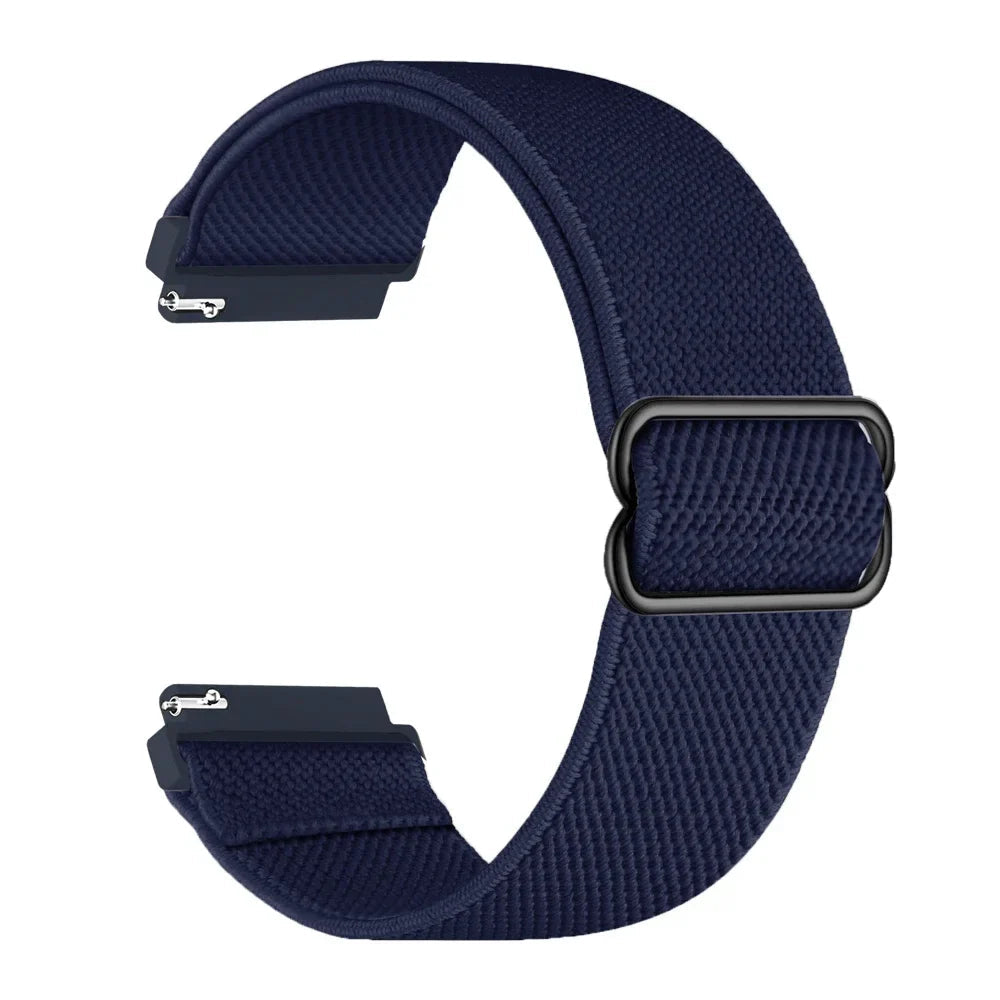 COROS Nylon Loop Watch Band - Elastic Strap Unisex with Metal Button Clasp BandsCo Straps