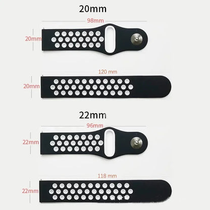 COROS Silicone Watch Band for Sports Smartwatch Breathable Strap BandsCo Straps