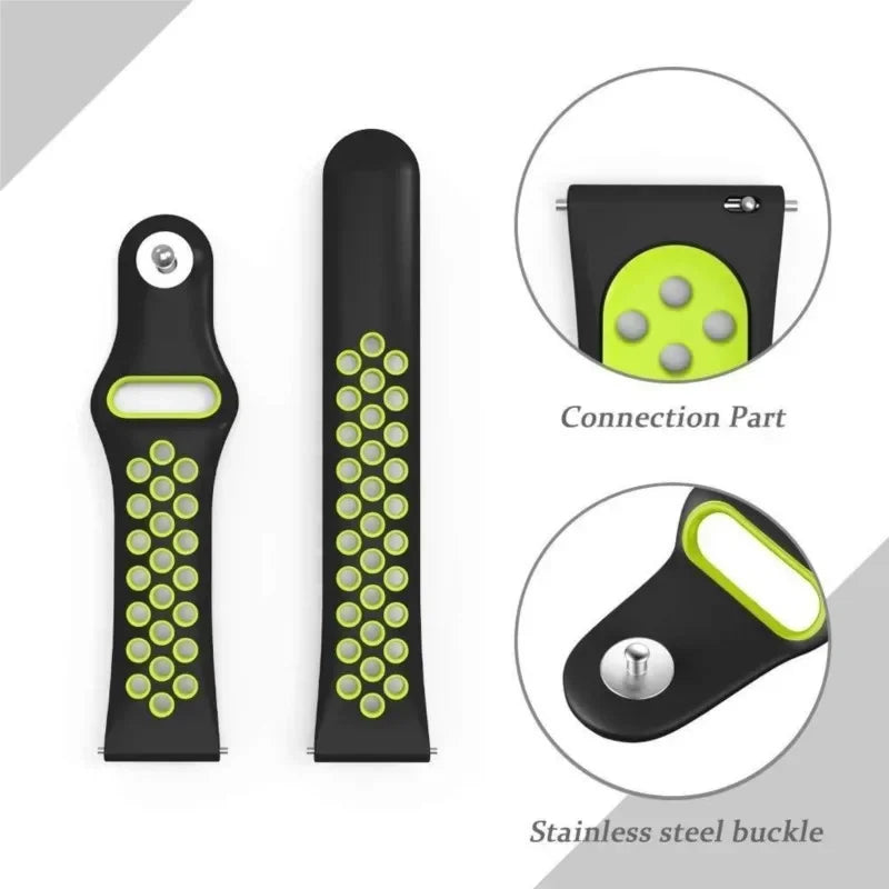 COROS Silicone Watch Band for Sports Smartwatch Breathable Strap BandsCo Straps