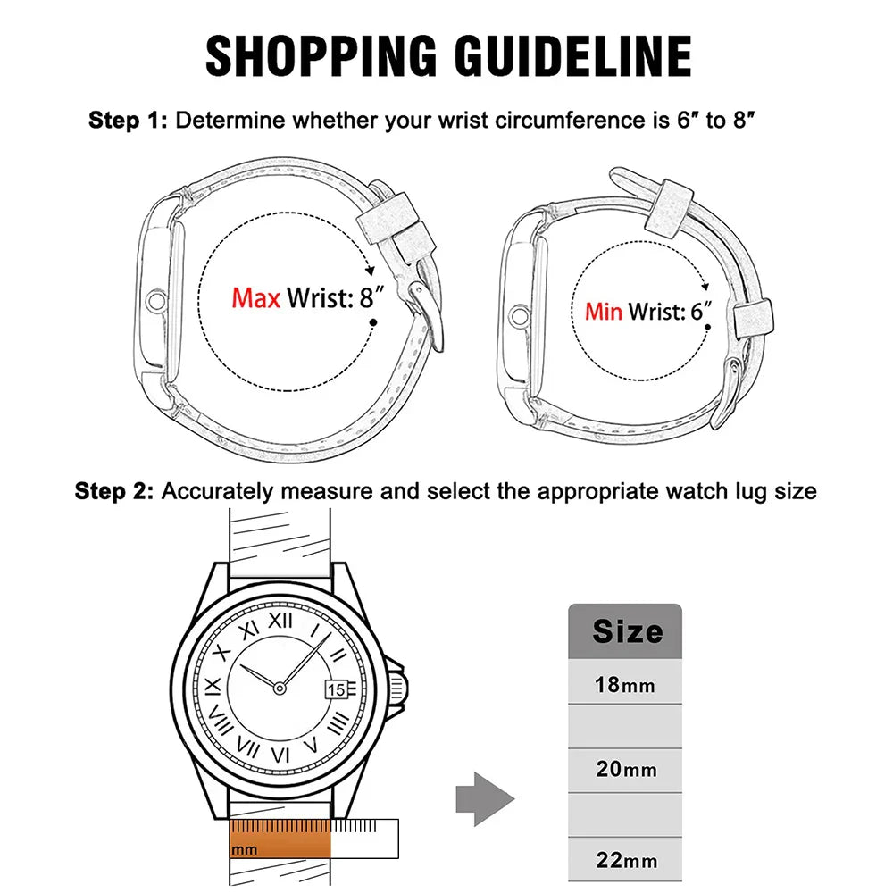 COROS Leather Smartwatch Band Quick Release Unisex Strap BandsCo Straps