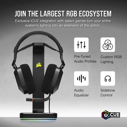Corsair HS80 RGB USB Premium Gaming Headset (Refurbished) DailySale