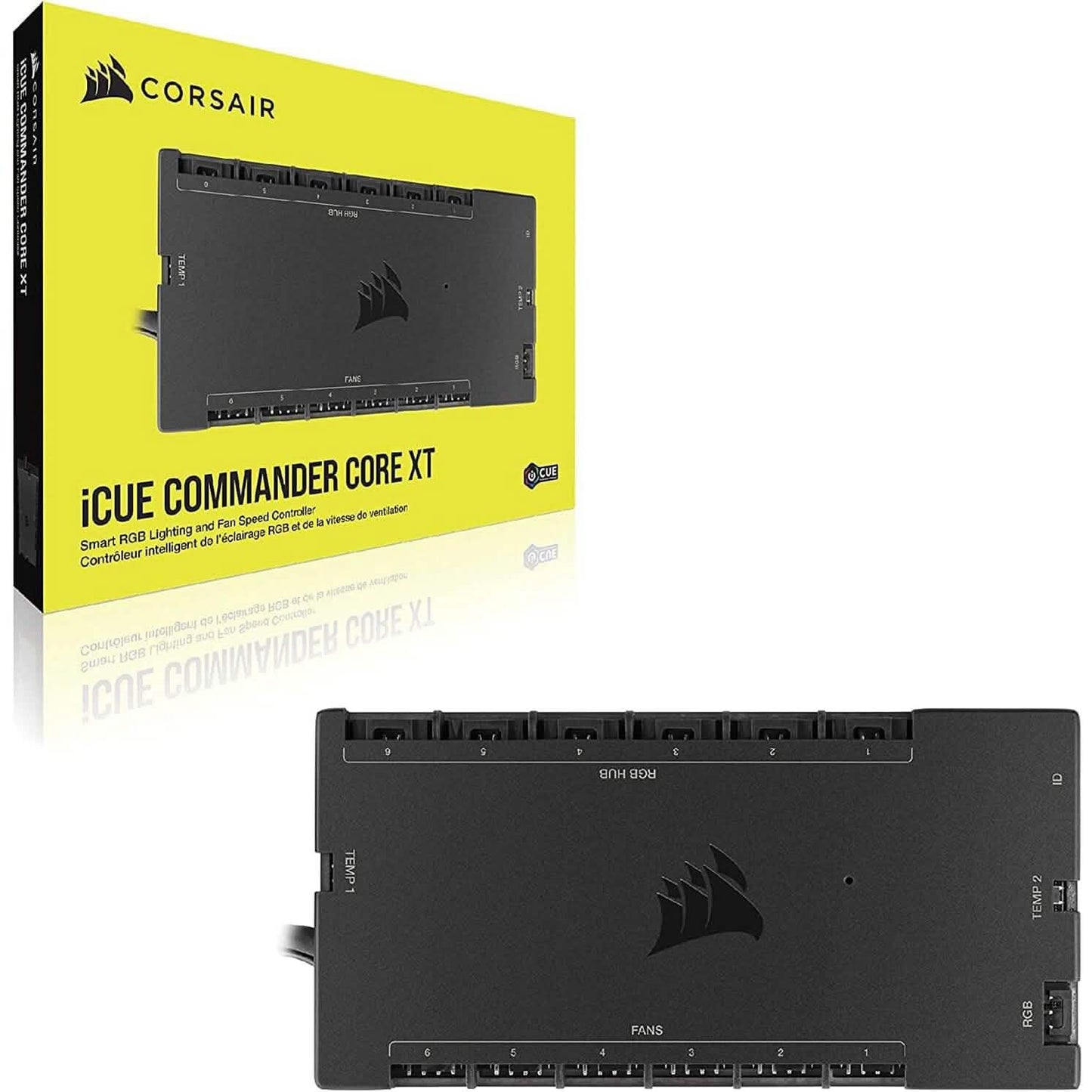 CORSAIR iCUE COMMANDER CORE XT, Digital Fan Speed and RGB Lighting Controller  (Refurbished) DailySale