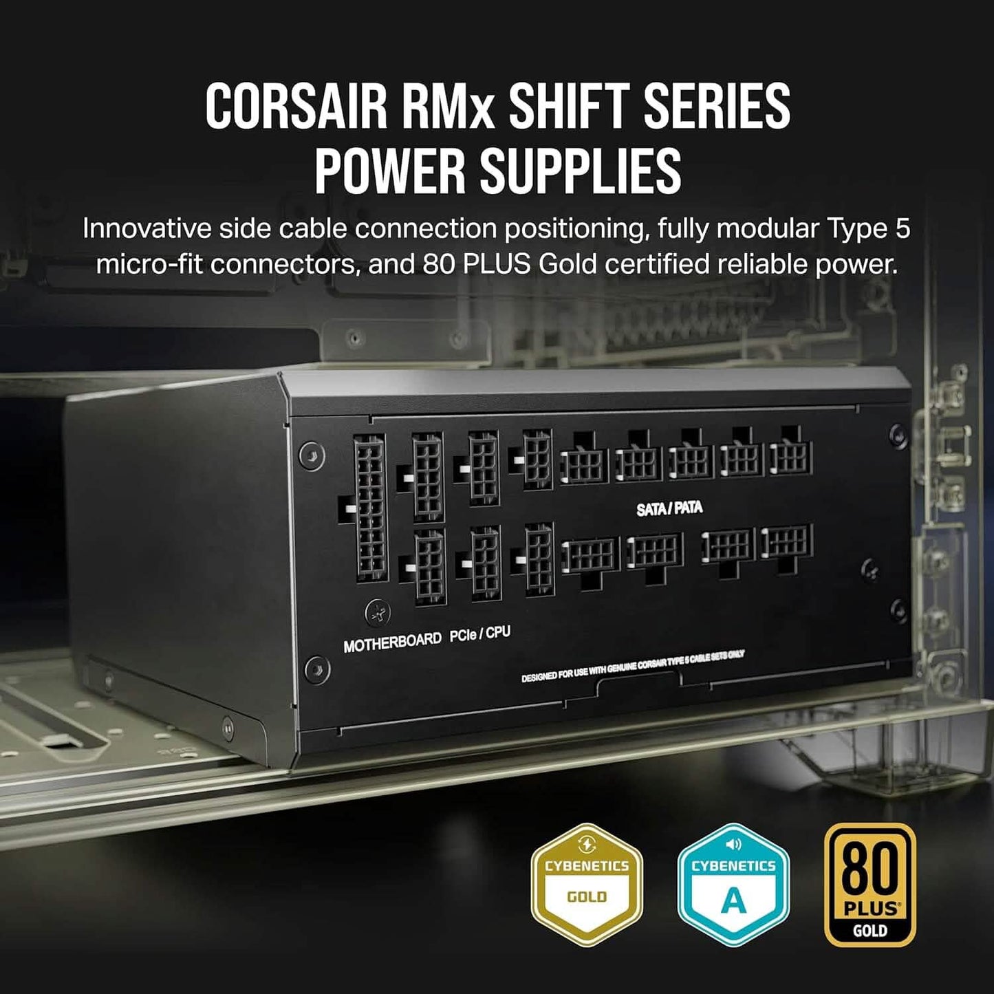 Corsair RM1200x Shift Fully Modular ATX Power Supply (Refurbished) DailySale