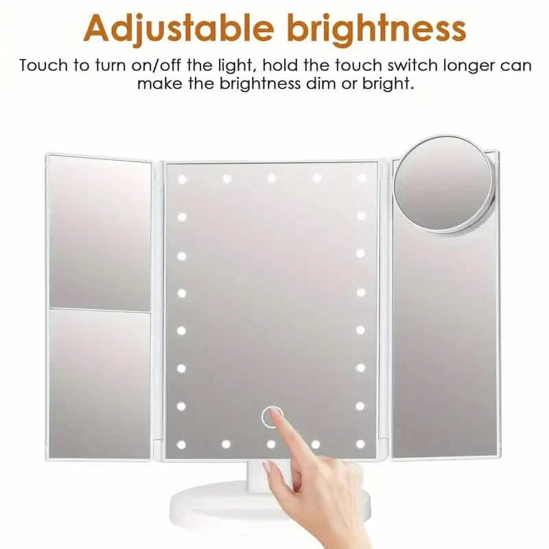 Cosmetic Mirror with Lights and 10X Magnification DailySale