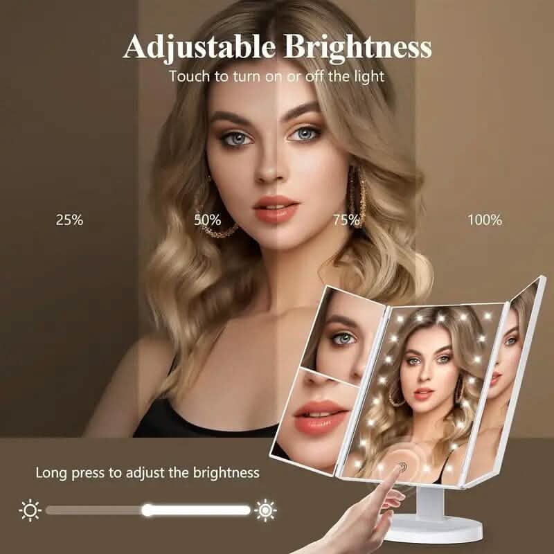 Cosmetic Mirror with Lights and 10X Magnification DailySale