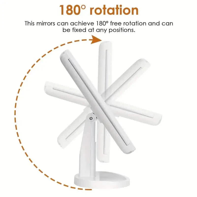 Cosmetic Mirror with Lights and 10X Magnification DailySale