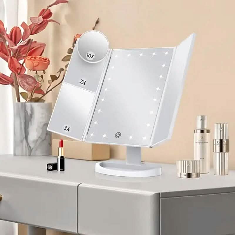 Cosmetic Mirror with Lights and 10X Magnification DailySale
