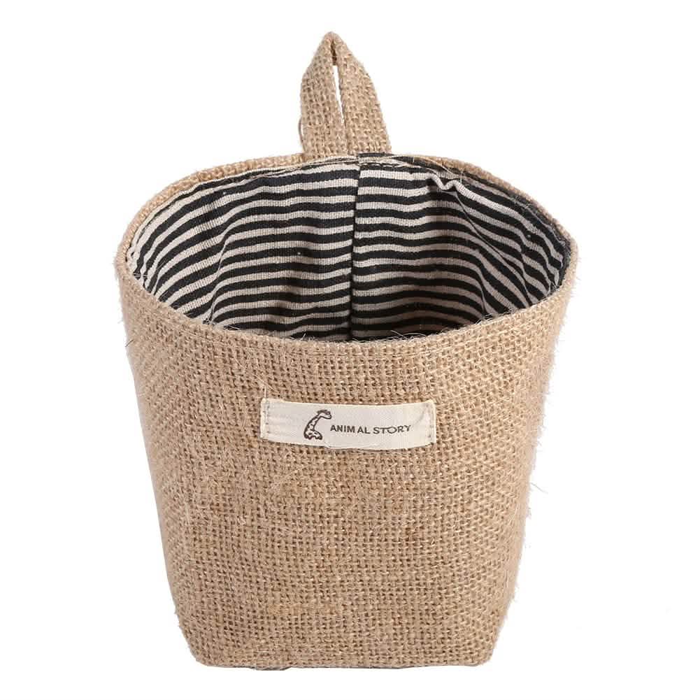 Cotton Linen Hanging Bag Home Gadget Storage Organizer DailySale