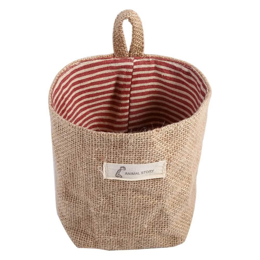 Cotton Linen Hanging Bag Home Gadget Storage Organizer DailySale