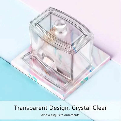 Cotton Swab Holder Cotton Ball Dispenser Organizer Clear  Storage Containers DailySale