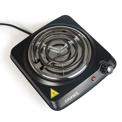 Courant 1000 Watts Electric Single Burner, Black DailySale