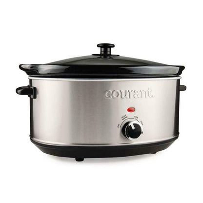 Courant 7.0 Quart Oval Stainless Steel Slow Cooker DailySale