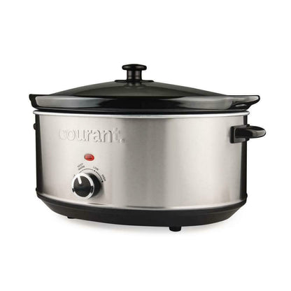 Courant 7.0 Quart Oval Stainless Steel Slow Cooker DailySale