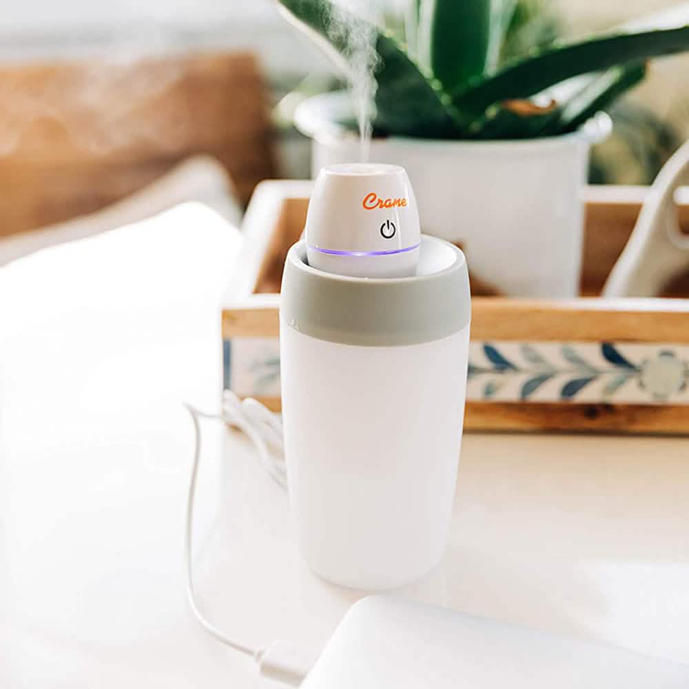 Crane USA INC EE-5950 Travel Ultrasonic Cool Mist Humidifier DailySale