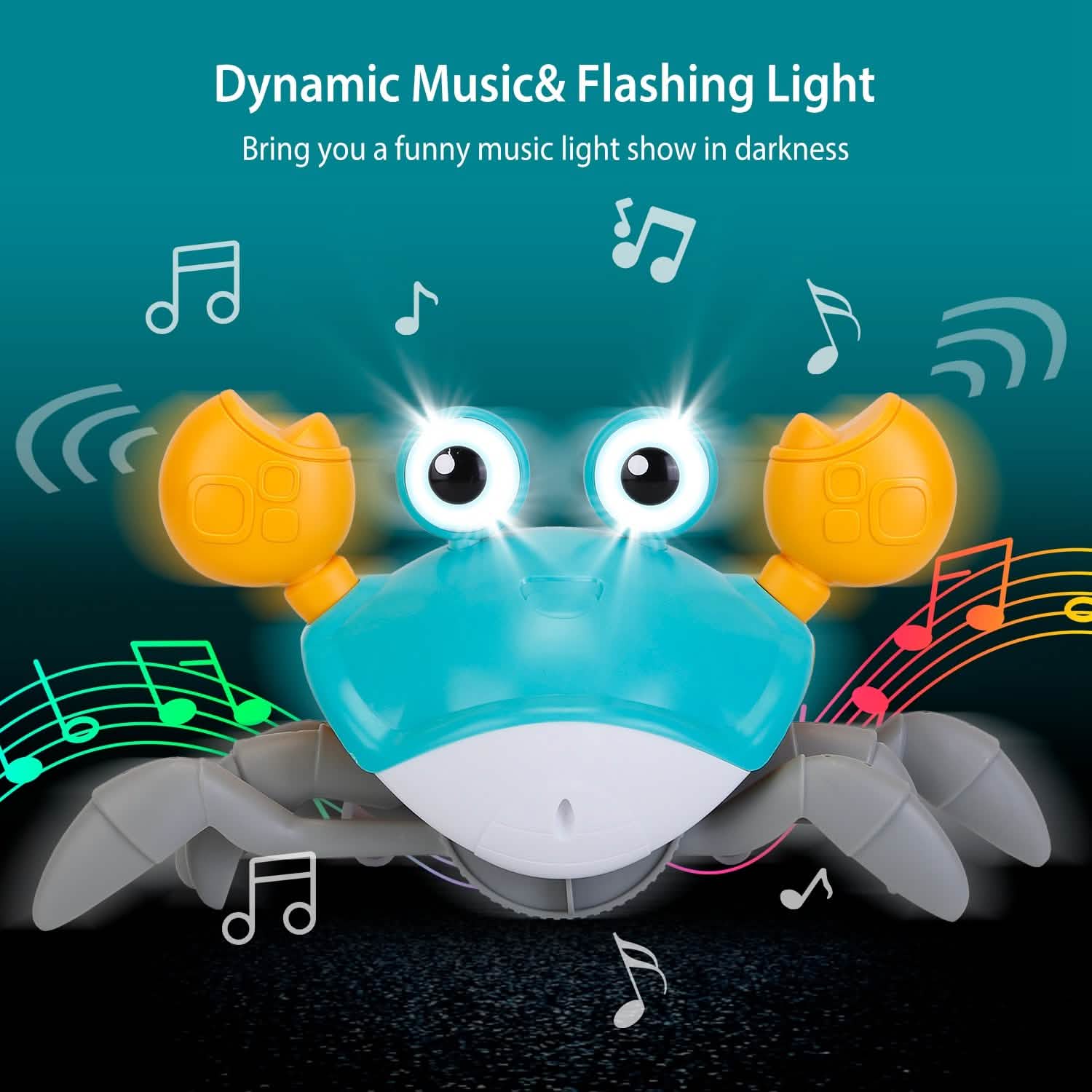 Crawling Crab Baby Toy with Music and LED Light DailySale