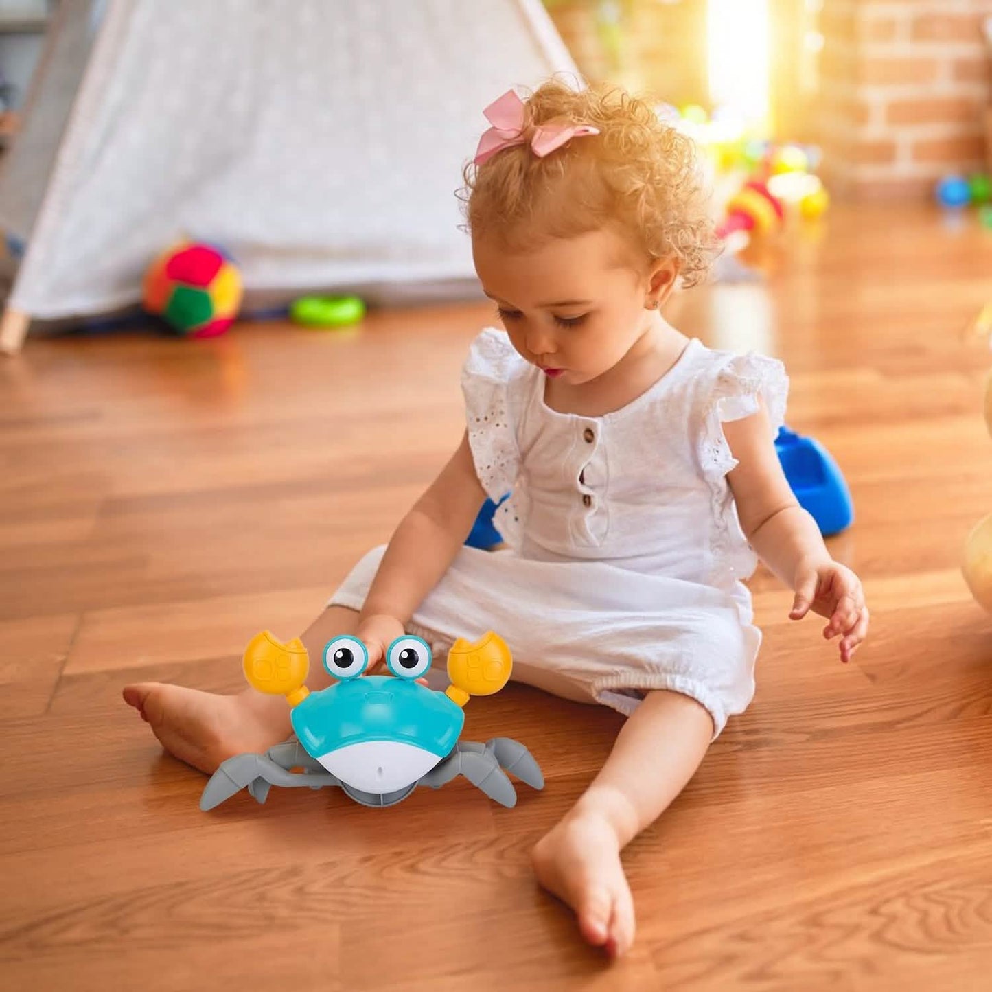 Crawling Crab Baby Toy with Music and LED Light DailySale