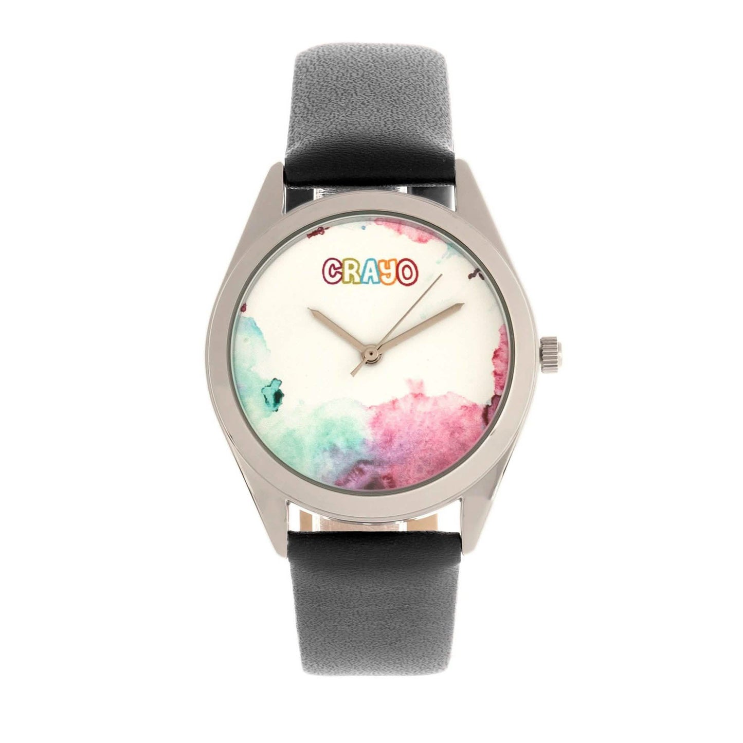 Crayo Graffiti Multicolor Dial Powder Leather Watch DailySale