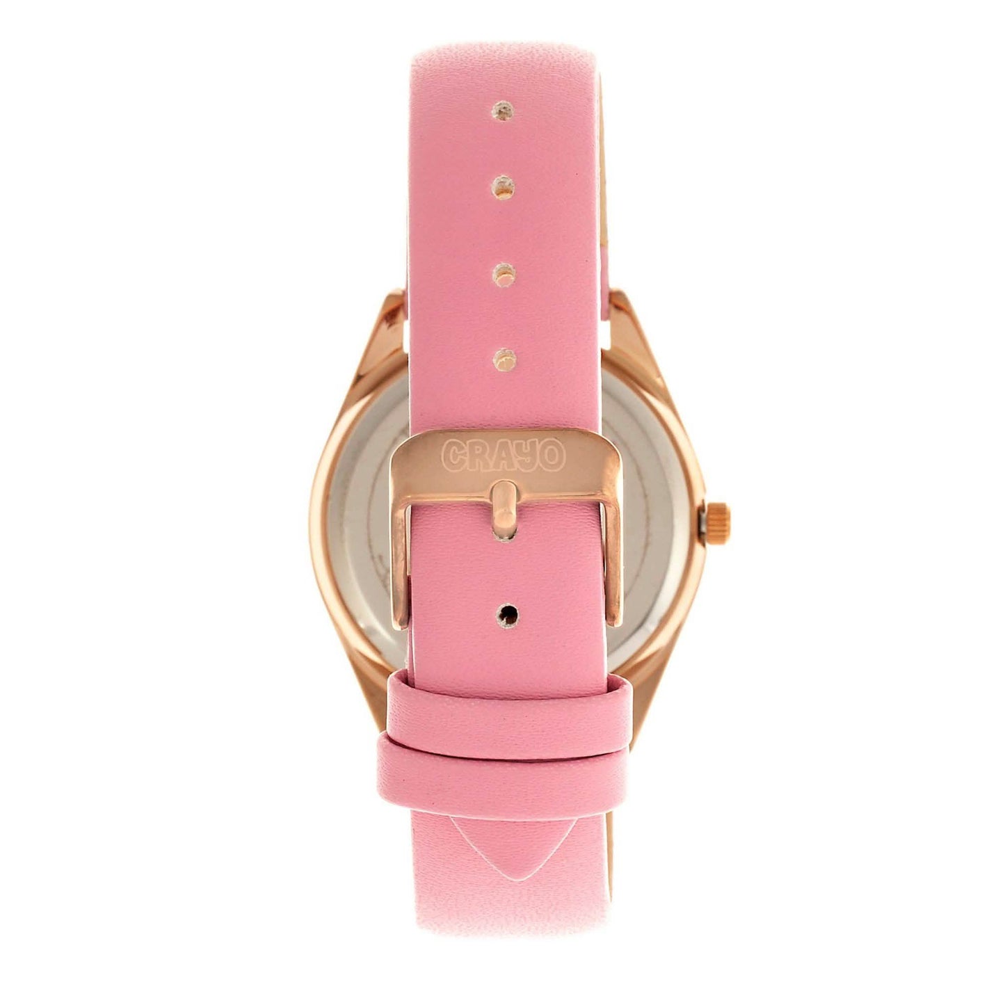 Crayo Graffiti Multicolor Dial Powder Leather Watch DailySale