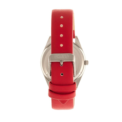 Crayo Graffiti Multicolor Dial Powder Leather Watch DailySale