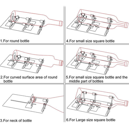 Creative Glass Bottle Cutter Machine for Beer Wine Jar DIY DailySale