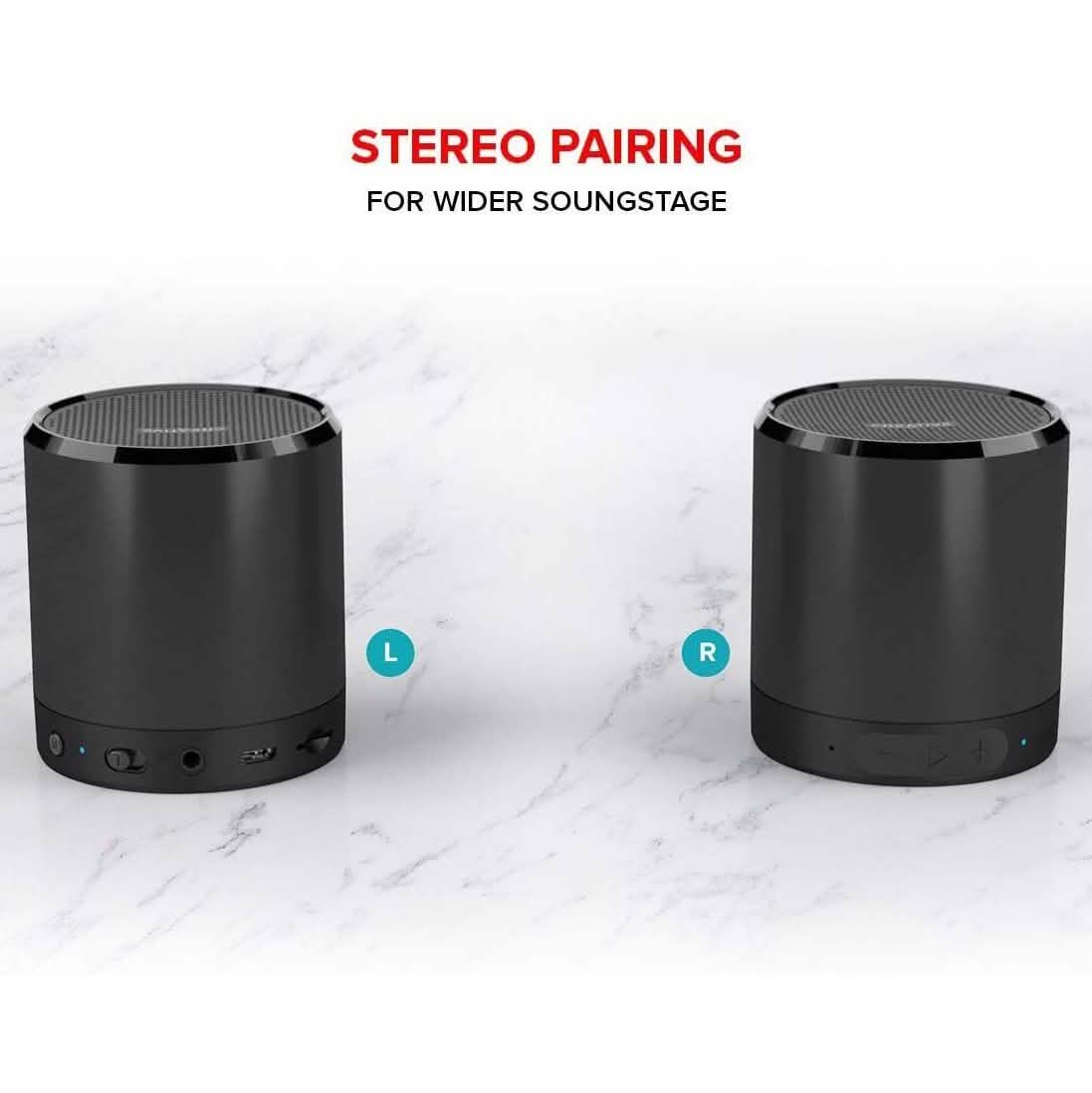 Creative Metallix Portable Mini Speaker - Black (Refurbished) DailySale