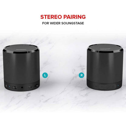 Creative Metallix Portable Mini Speaker - Black (Refurbished) DailySale