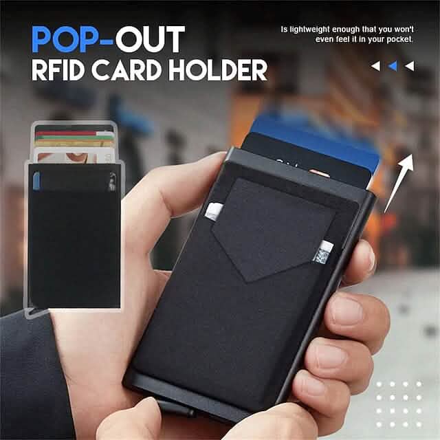 Credit Card Holder Wallet Metal Name Card DailySale