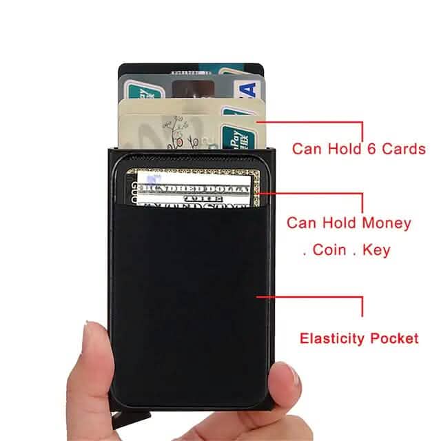 Credit Card Holder Wallet Metal Name Card DailySale
