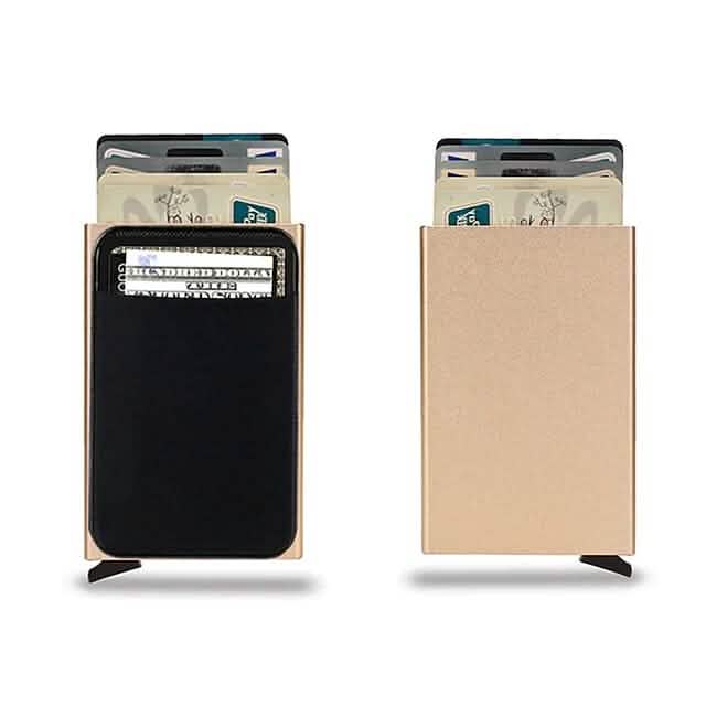 Credit Card Holder Wallet Metal Name Card DailySale