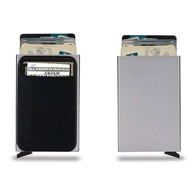 Credit Card Holder Wallet Metal Name Card DailySale